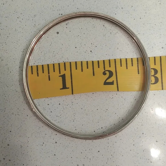 Siver bungle, Hand engraving - Picture 3 of 6